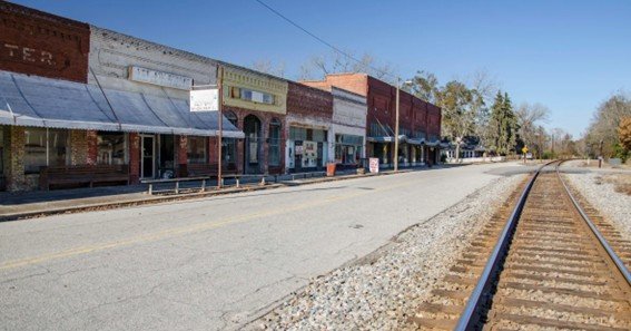 was there a railroad in louisville ga